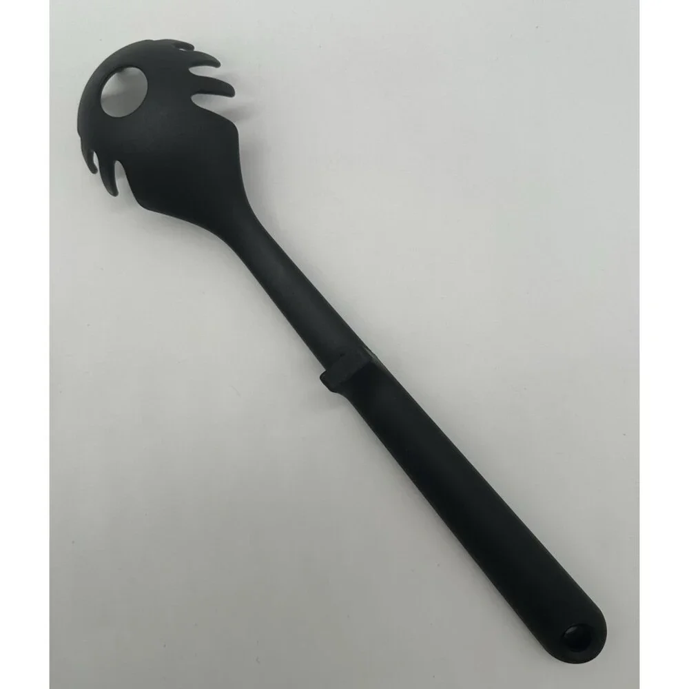 Ninja 4 Piece Cooking Utensil Set Black Spatula Spoon Slotted Spoon Pasta Fork